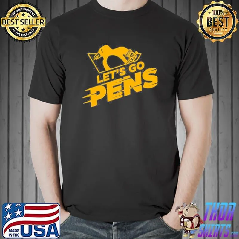 Let's go pens Pittsburgh penguins hockey shirt