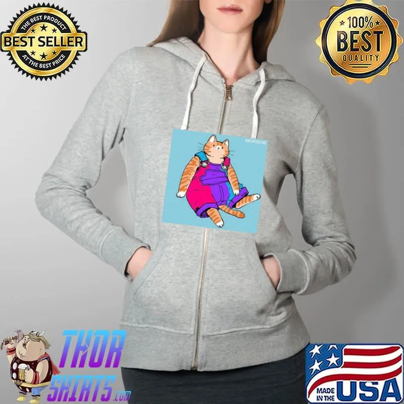 LGBT cat flag Full Zip Hooded