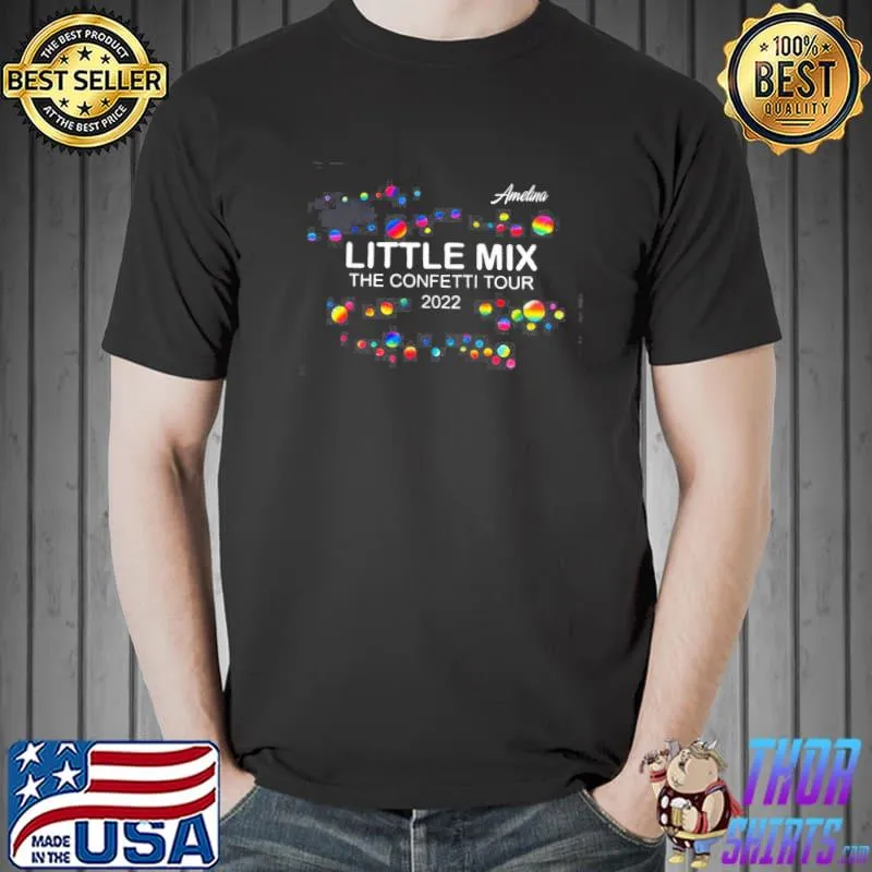 Little mix the confettI tour 2022 design shirt