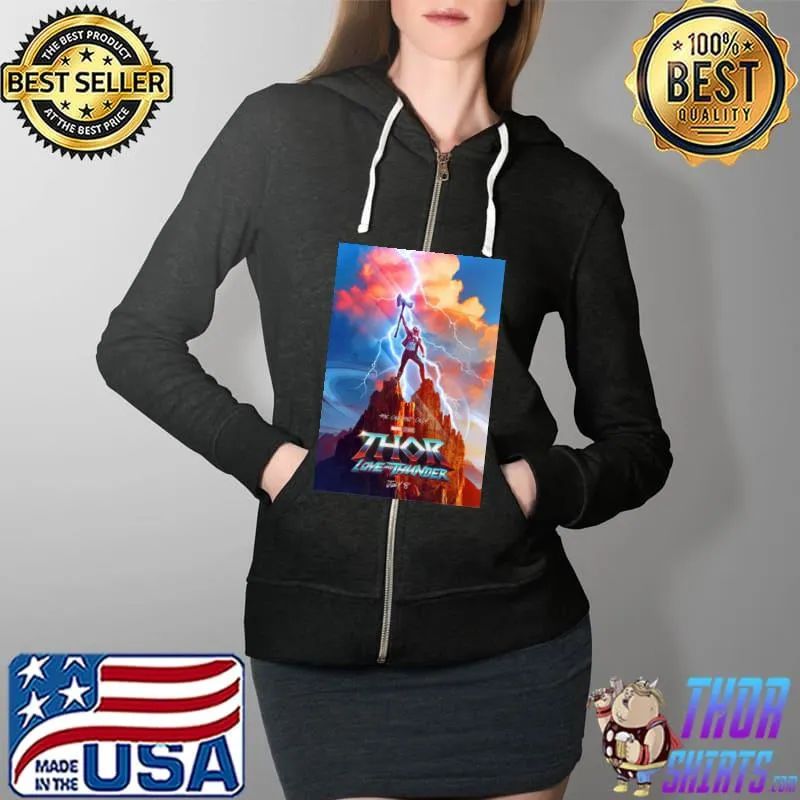 Love and thunder Marvel 2022 Thor Full Zip Hooded