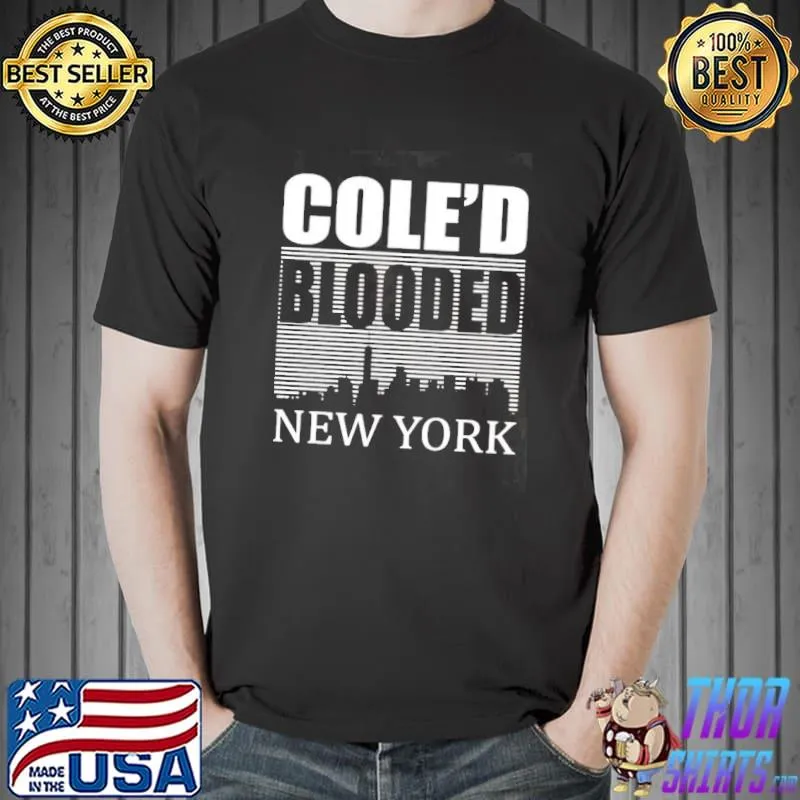 Ly licensed gerrit cole cole'd blooded bronx shirt