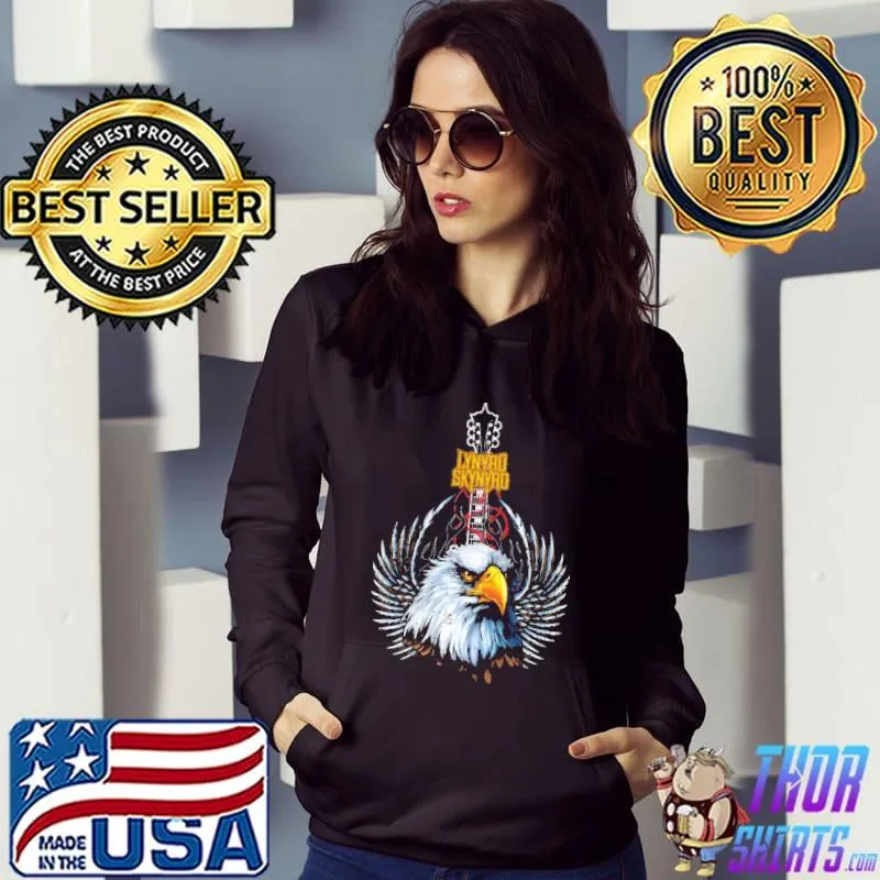 Lynyrd Skynyrd Eagle Guitar Retro Shirt Hoodie