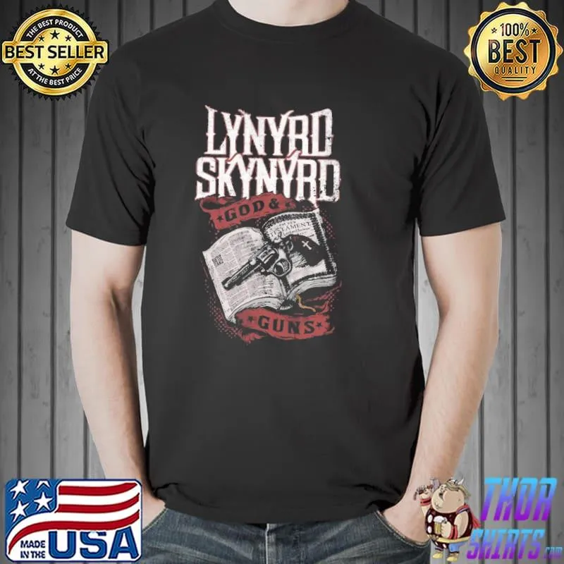 Lynyrd Skynyrd God And Guns Retro Shirt