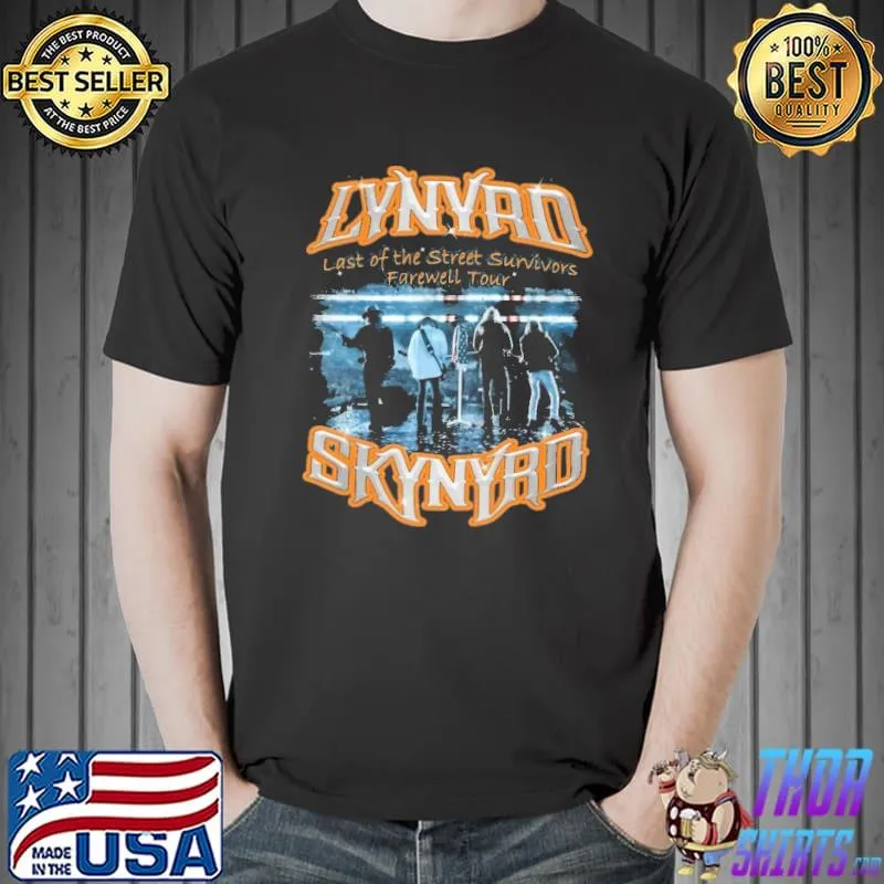 Lynyrd Skynyrd Last Of The Street Surivors Farewell Tour Shirt