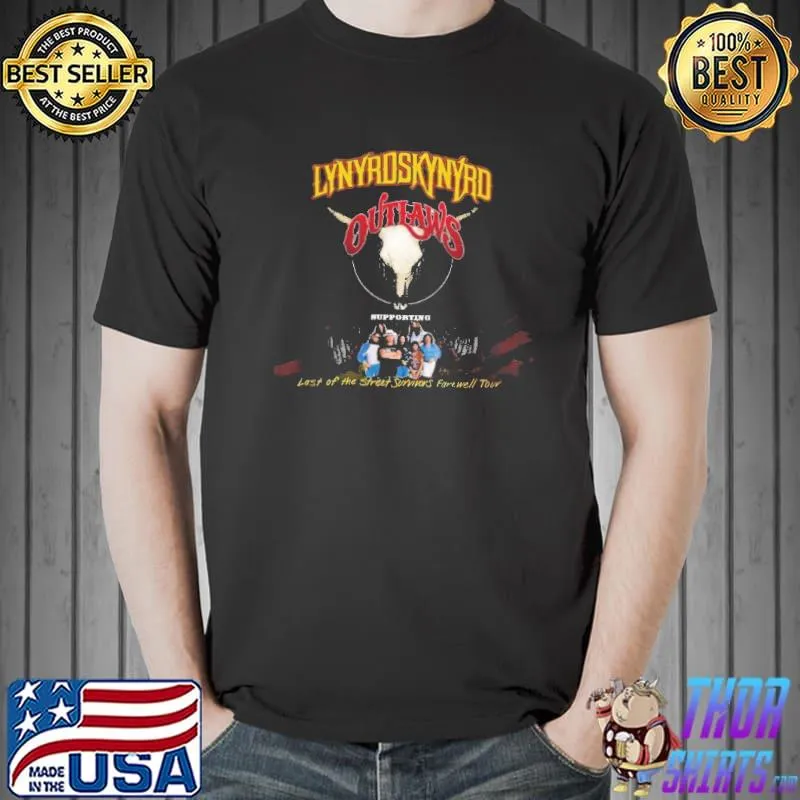Lynyrd Skynyrd Lost Of The Street Survivors Farewell Tour Shirt