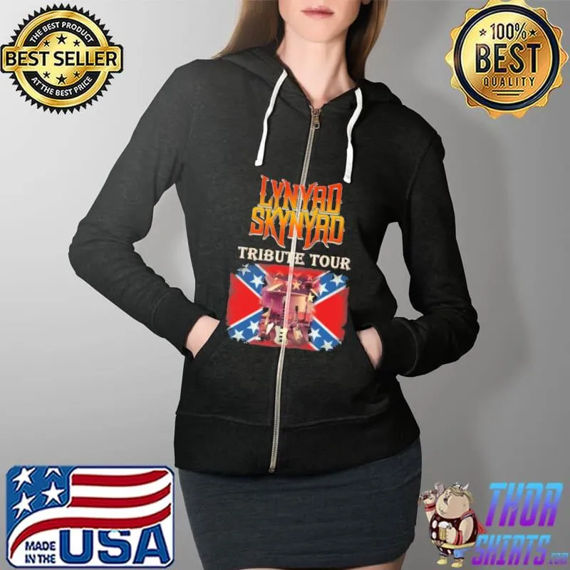 Lynyrd Skynyrd Tribute Tour Shirt (2) Full Zip Hooded