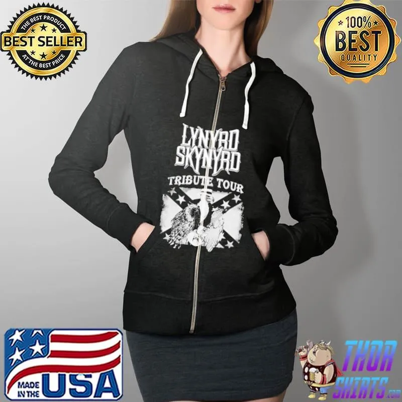 Lynyrd Skynyrd Tribute Tour Shirt Full Zip Hooded