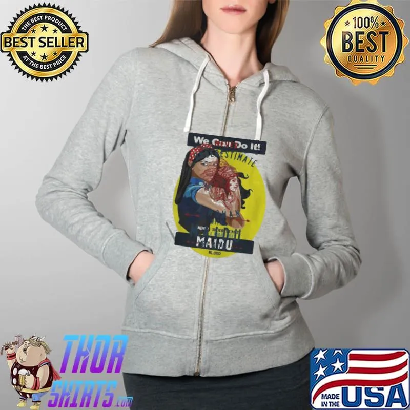 Maidu tribe native American indian never underestimate Full Zip Hooded