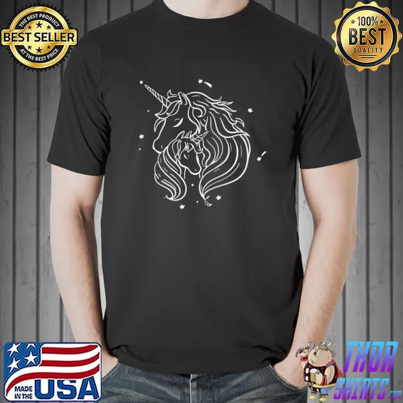 Mamacorn mother and daughter unicorn Unisex