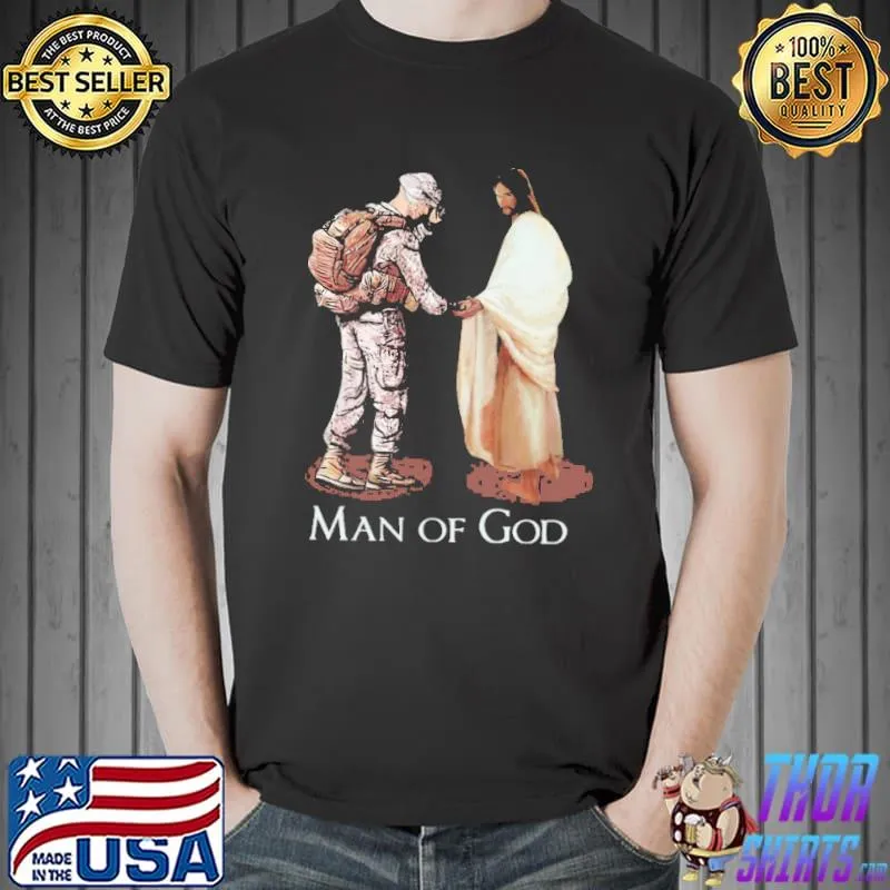Man Of God Soldier Shirt