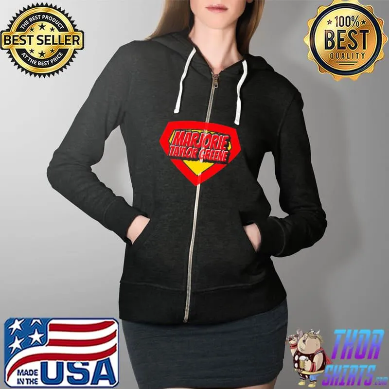 Marjorie taylor greene is my superhero Full Zip Hooded