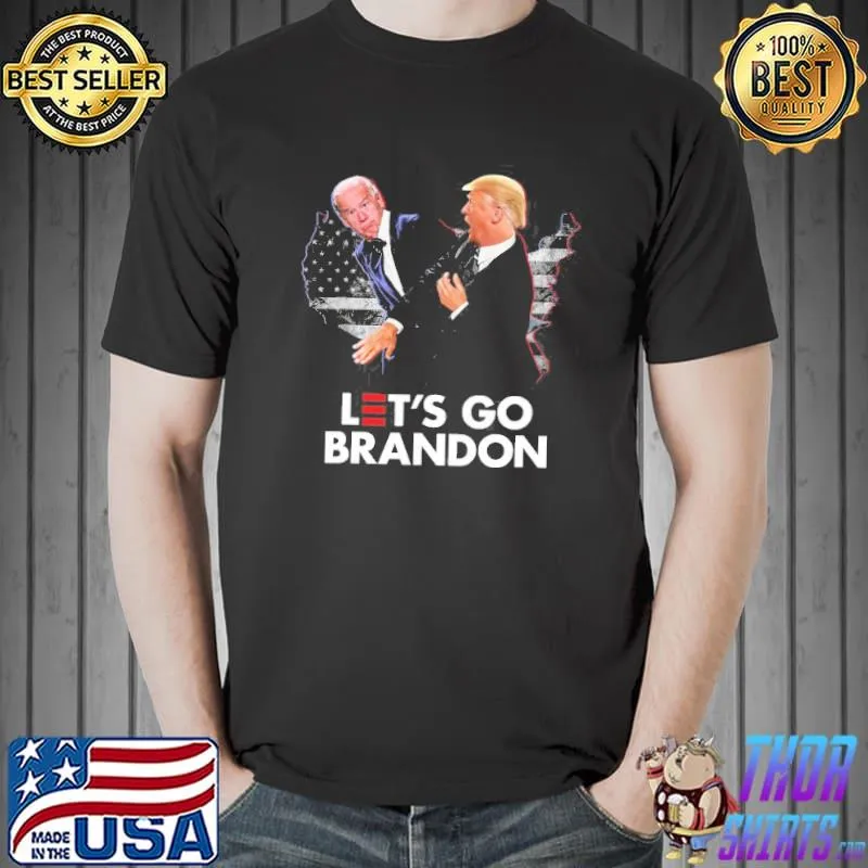 Mens funny Trump slap Biden go let's antI democrat Unisex