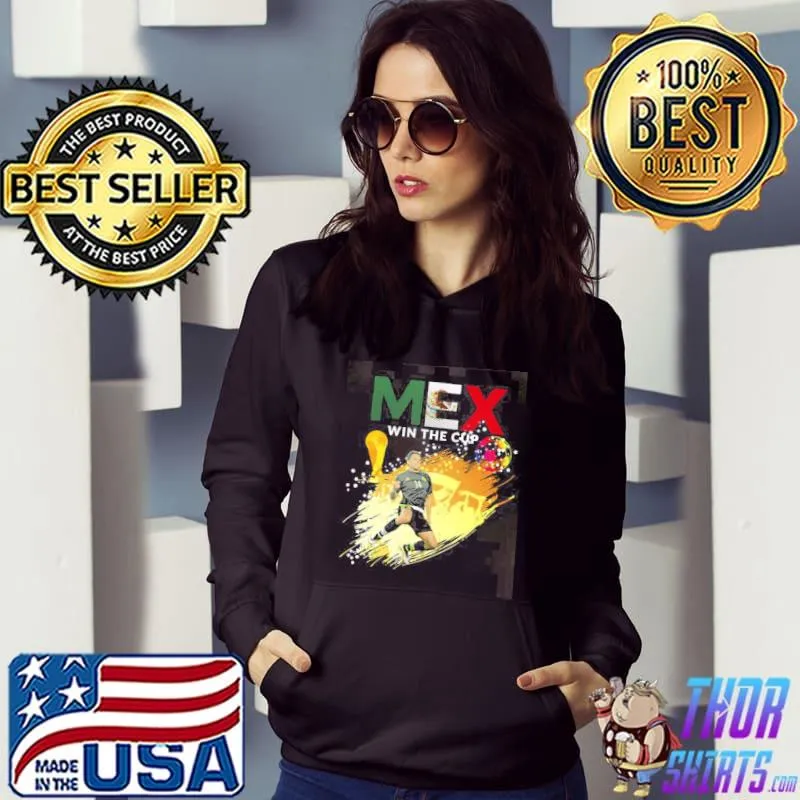 Mexico win the cup illustration Hoodie