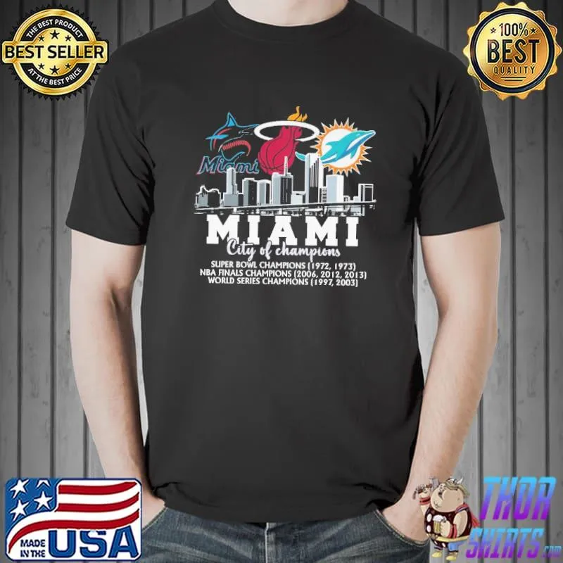 Miami City Of Champion Shirt