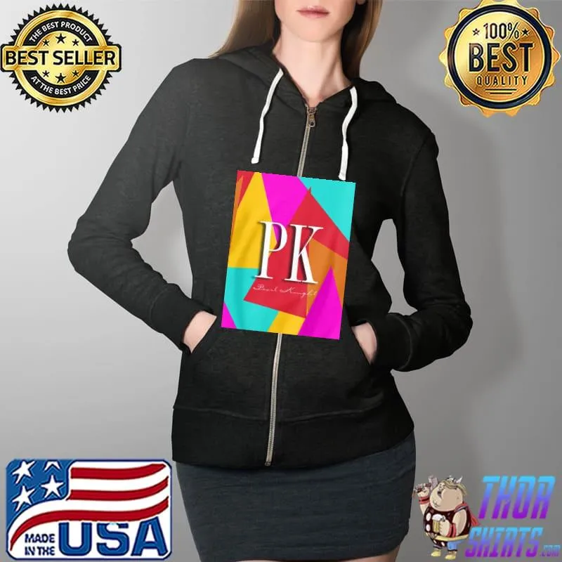 Mosaic Pattern By PK Shirt Full Zip Hooded