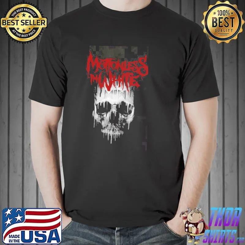 Motionless horror skull design shirt