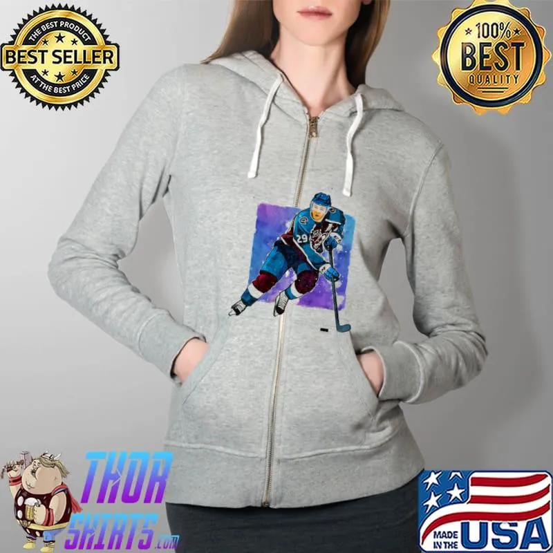 Nathan mackinnon number 29 design Full Zip Hooded
