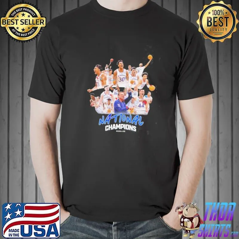 National Champion 2022 KU Kansas Jayhawks Final Four Shirt