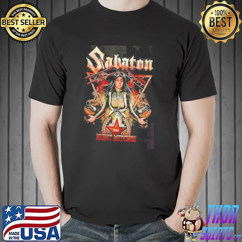 New sabaton night witches design shirt