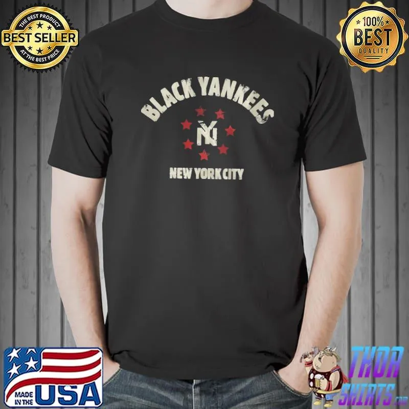 New York Black Yankees Hand-Painted T-Shirt