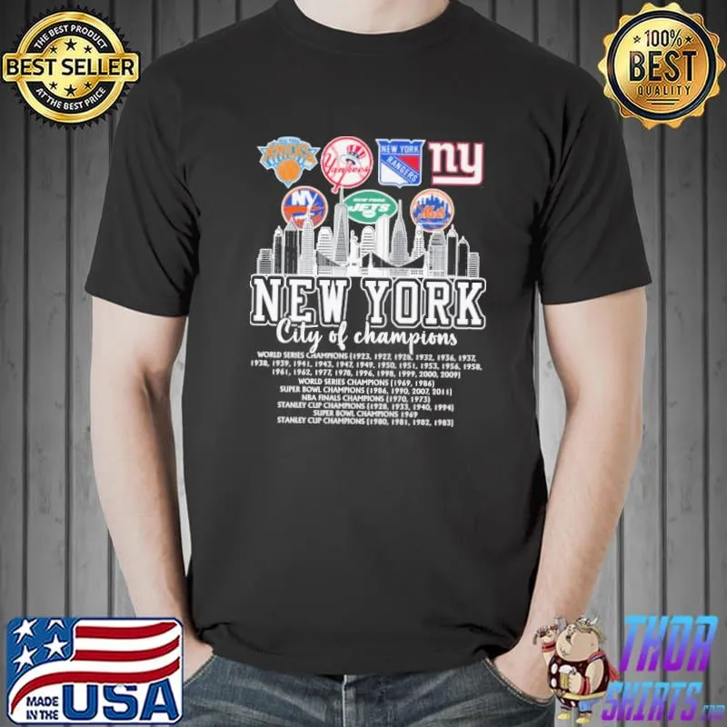 New York City Of Champion Yanknes SShirt