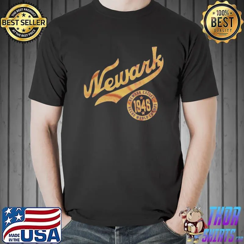 Newark Eagles Hand-Painted T-Shirt