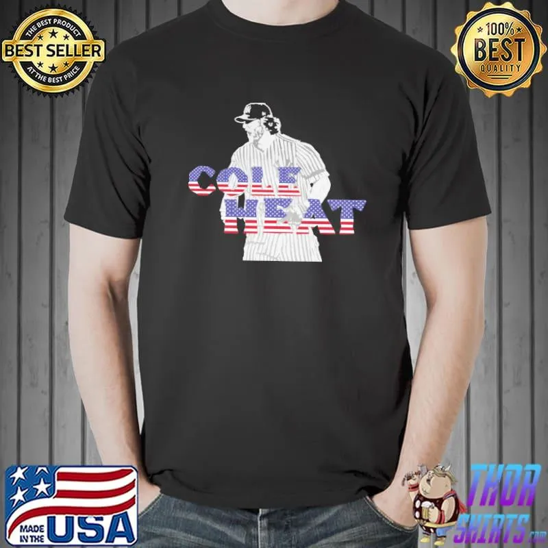 Nyy gerrit cole heat vintage America flag Unisex
