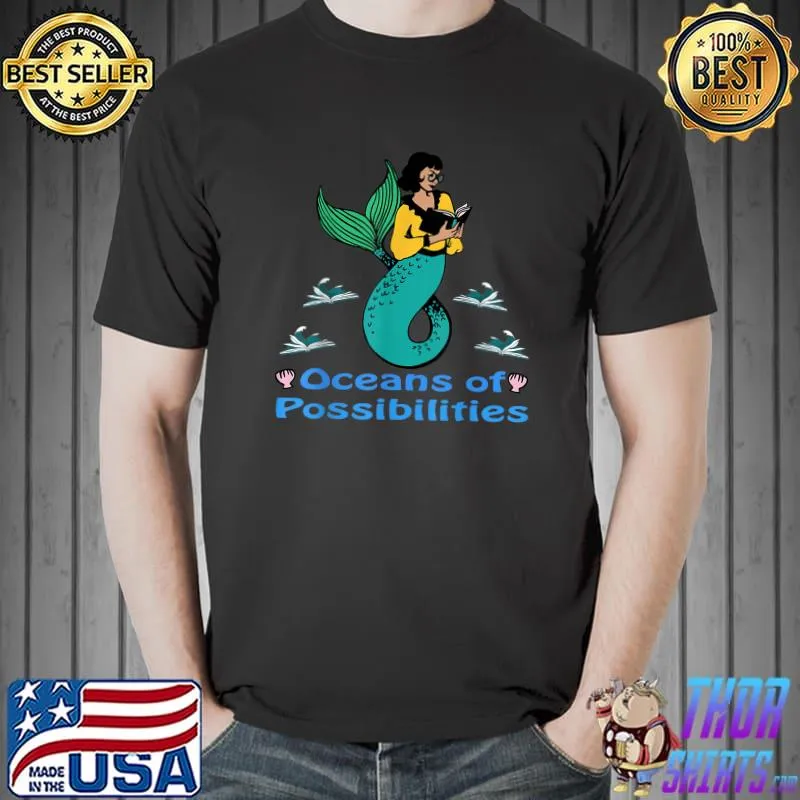 Oceans of Possibilities Summer Reading 2022 Librarian T-Shirt