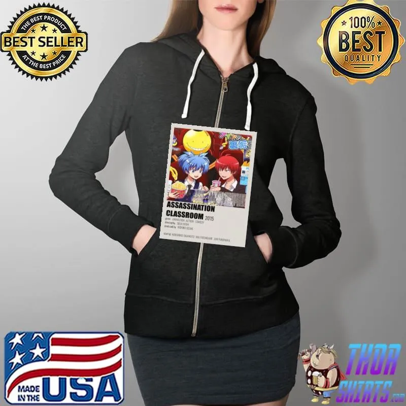 Old style assassination classroom anime Full Zip Hooded