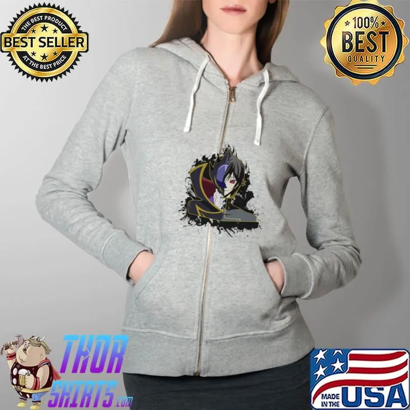 One man two faces graphic Full Zip Hooded