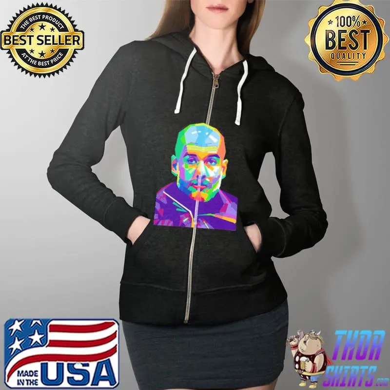 Pep guardiola Football Full Zip Hooded