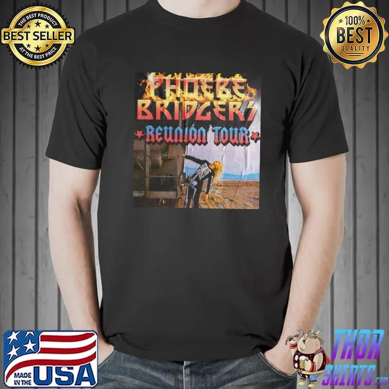 Phoebe bridgers reunion tour 2022 design shirt
