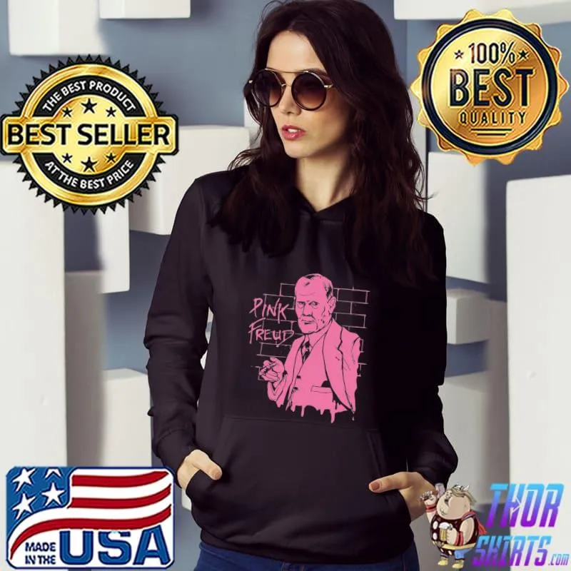 Pink freud dark side of your mom joke meme sigmund Hoodie