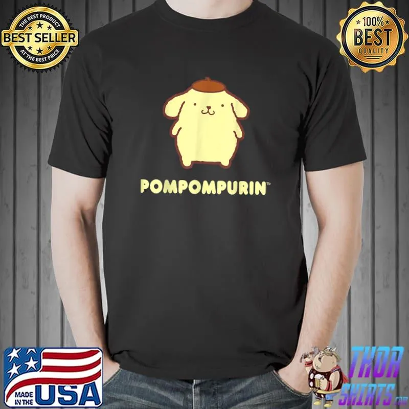 Pompompurin Character Front and Back T-Shirt