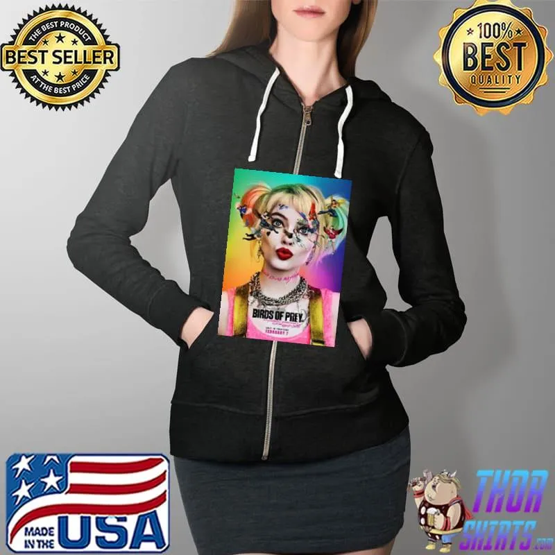 Portrait of haley quinn margot robbie design Full Zip Hooded