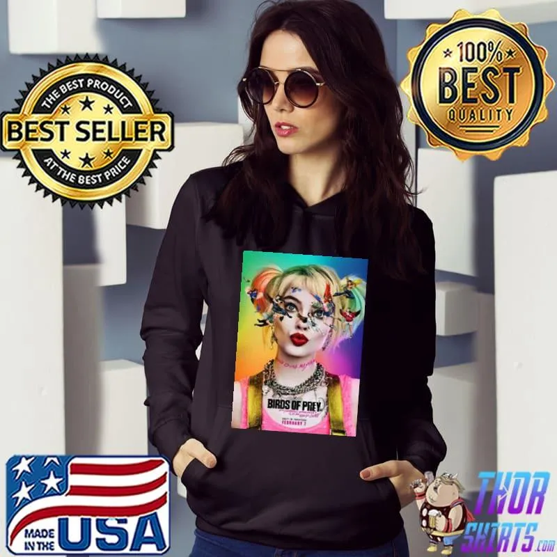 Portrait of haley quinn margot robbie design Hoodie