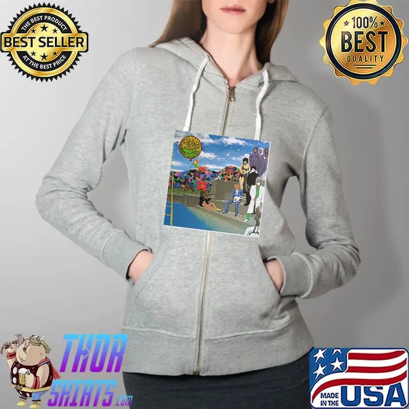 Prince around the world in a day 2 album cover white Full Zip Hooded