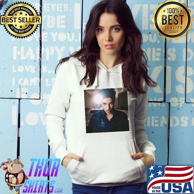 Prince extraloveable album cover white Hoodie