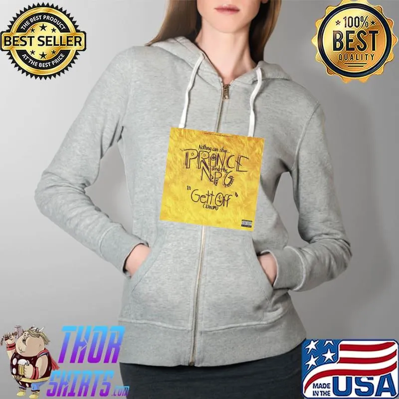 Prince gett off album cover white Full Zip Hooded