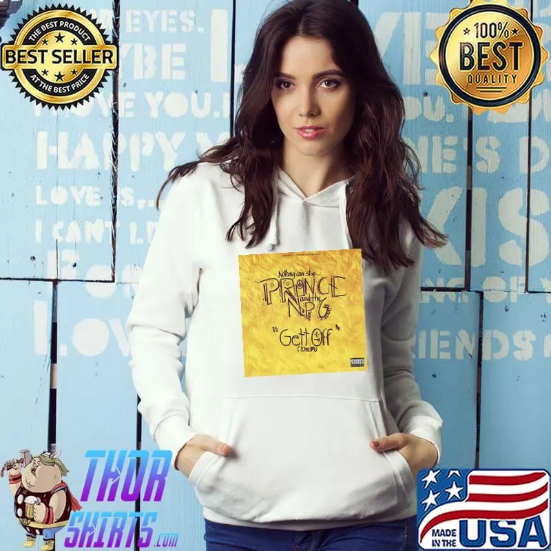 Prince gett off album cover white Hoodie