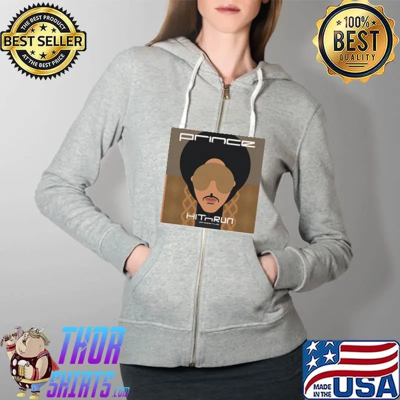 Prince hitnrun phase two album cover white Full Zip Hooded