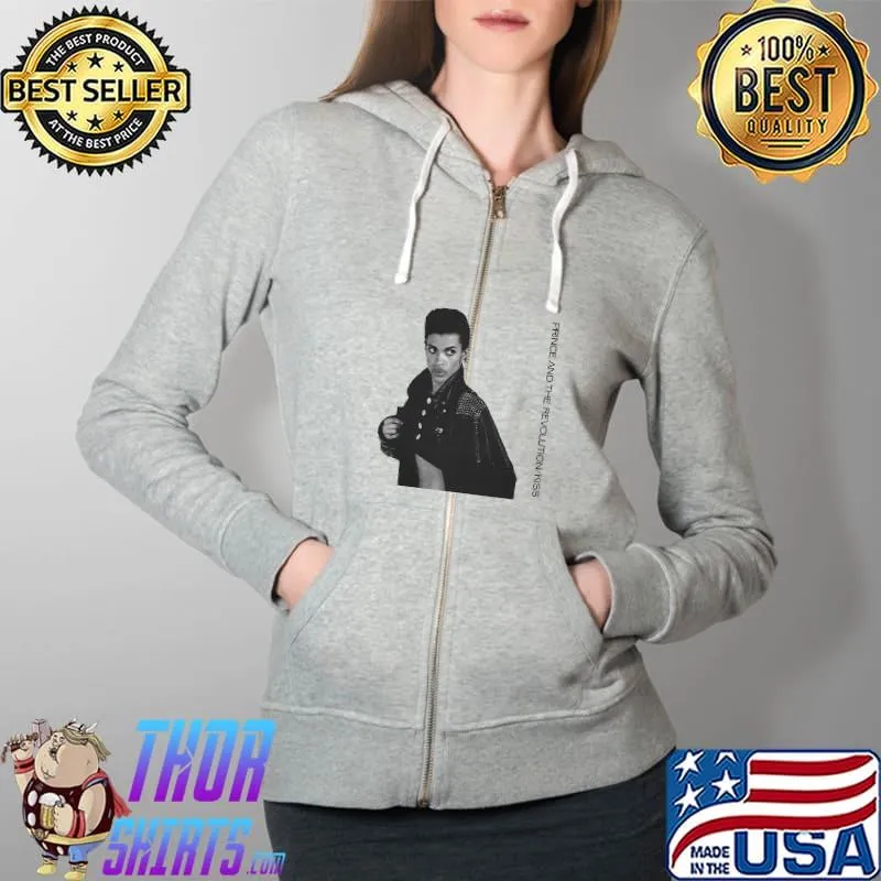 Prince kiss album cover white Full Zip Hooded