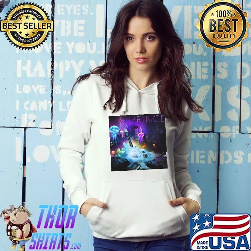 Prince lotusflow3r mplsound elixer album cover white Hoodie