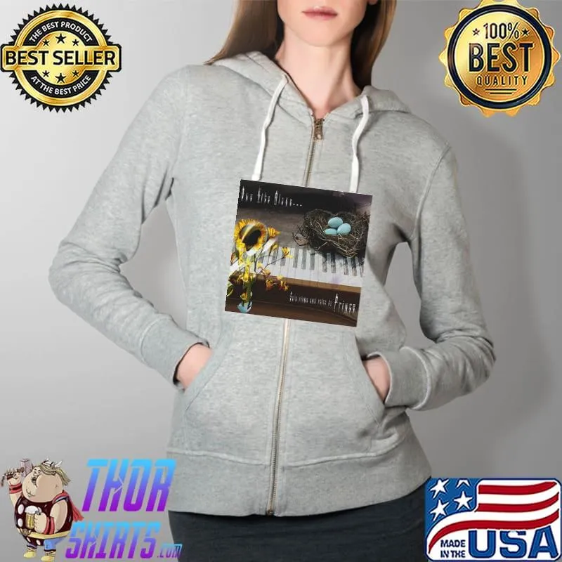 Prince one nite alone album cover white Full Zip Hooded