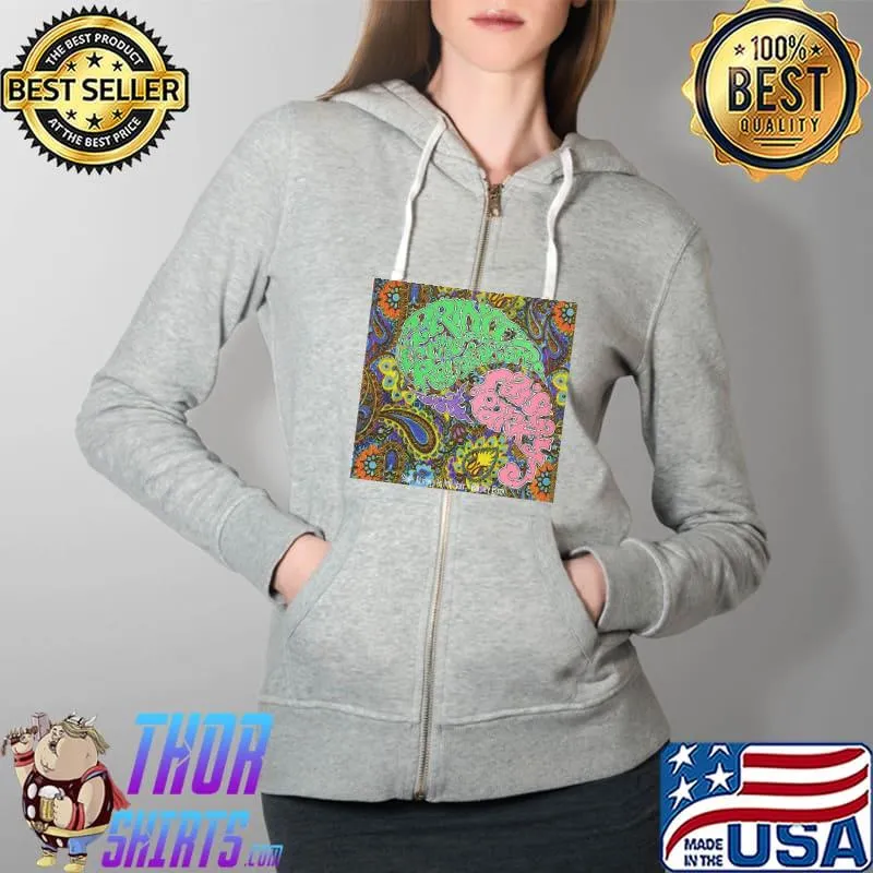 Prince paisley park album cover white Full Zip Hooded