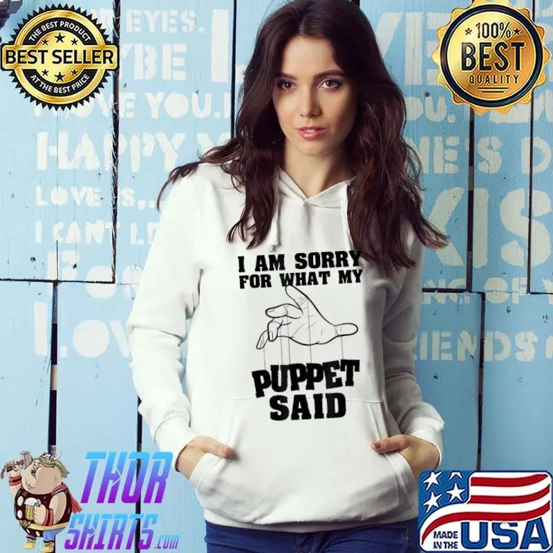 Puppetry marionette puppeteer puppets storytelling comedy Hoodie
