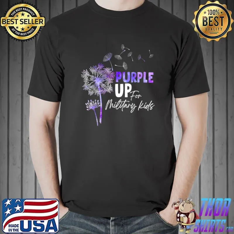 Purple up for Military Kids - Month of the Military Child T-Shirt
