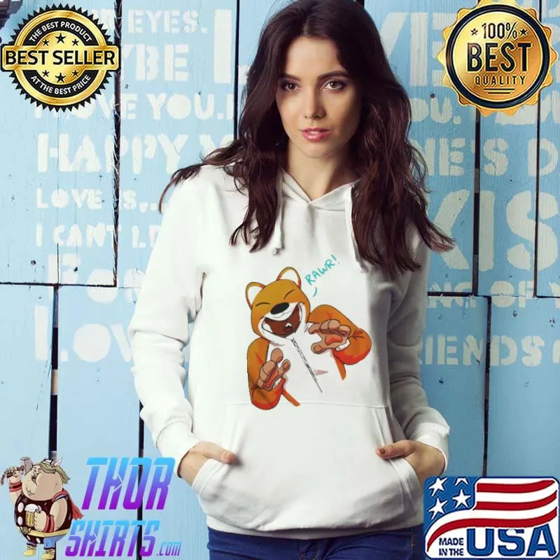 Rawr fox monster zack Hoodie
