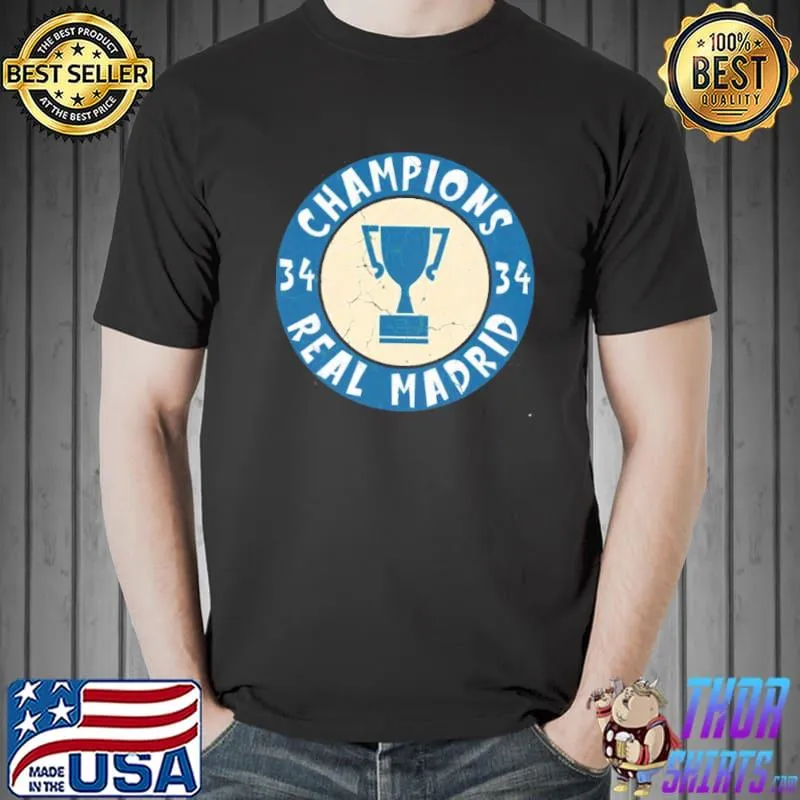 Real madrid LA liga champions Football shirt