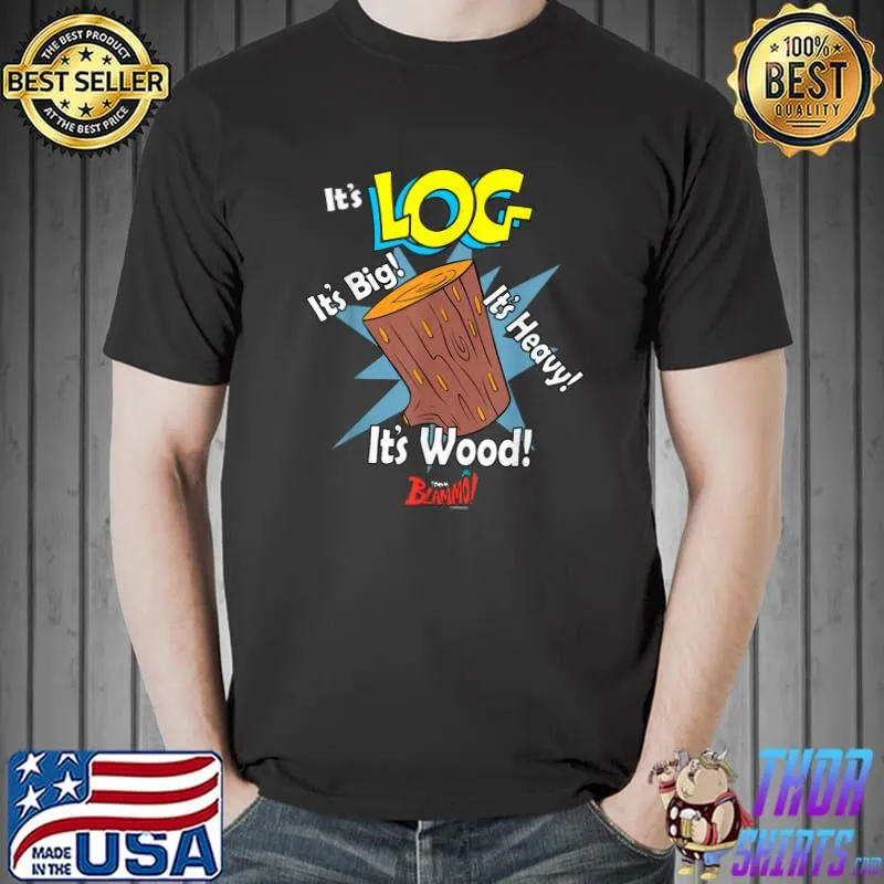 Ren and Stimpy It's Log! From Blammo! T-Shirt